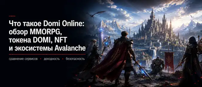 Domi Online — блокчейн-MMORPG: геймплей, DOMI, NFT и Web3-экономика Domi Online — блокчейн-MMORPG: геймплей, DOMI, NFT и Web3-экономика