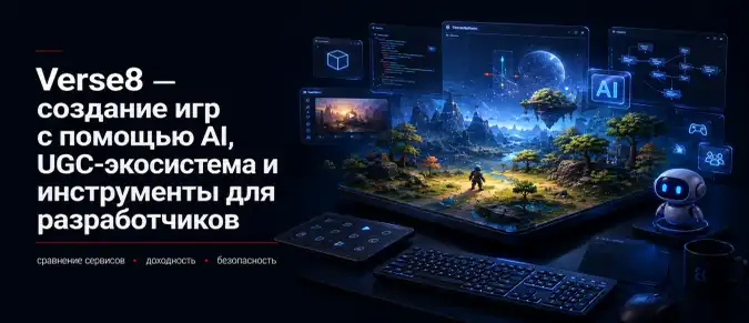 Verse8, UGC игры, AI игры, AI game creator, Web3 gaming, Agent8, Story Protocol, VX, VXShop, создание игр, генеративный AI, blockchain games, UGC platform