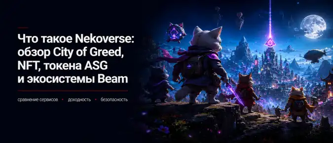 Nekoverse и City of Greed — геймплей, Land NFT, ASG, Beam и Web3-экономика Nekoverse и City of Greed — геймплей, Land NFT, ASG, Beam и Web3-экономика
