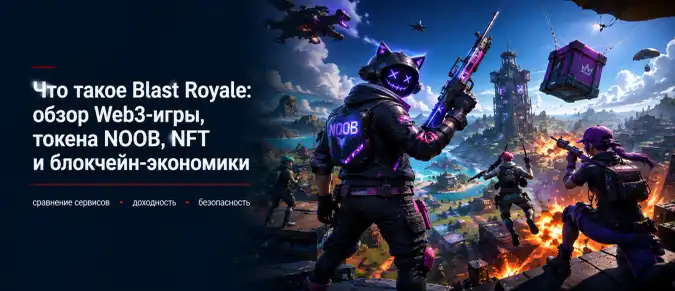 Blast Royale — геймплей, NOOB, NFT, Base и история Web3 Battle Royale