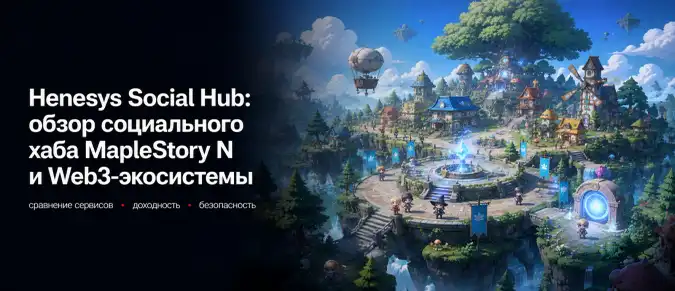 Henesys Social Hub — как работают MapleStory N, Henesys L1, NFT и токены Henesys Social Hub — как работают MapleStory N, Henesys L1, NFT и токены