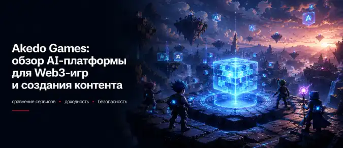 Akedo Games — AI-агенты, блокчейн, GameFi и создание игр через промпты