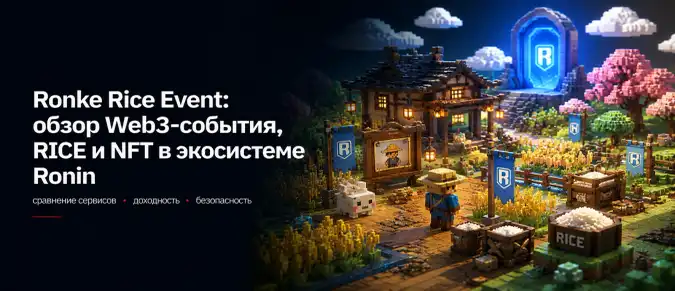 Ronke Rice Event — механики Craft World, токен RICE и награды в Ronin