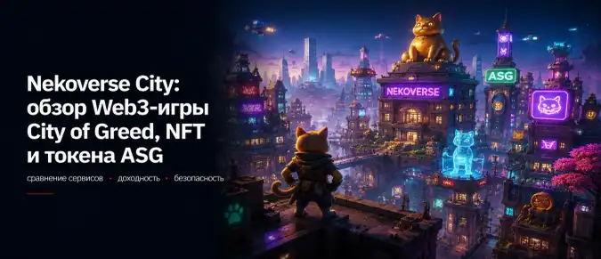 Nekoverse City — геймплей, Land NFT, ASG и экономика City of Greed