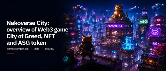 Nekoverse City — Gameplay, Land NFTs, ASG, and City of Greed Economy