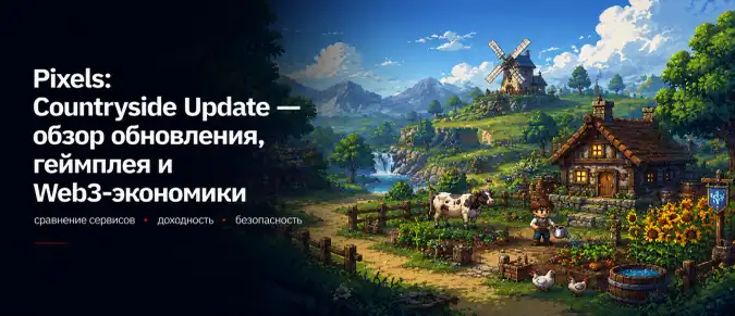 Pixels Countryside — фермерство, NFT Land, токен PIXEL и экосистема Ronin Pixels Countryside — фермерство, NFT Land, токен PIXEL и экосистема Ronin