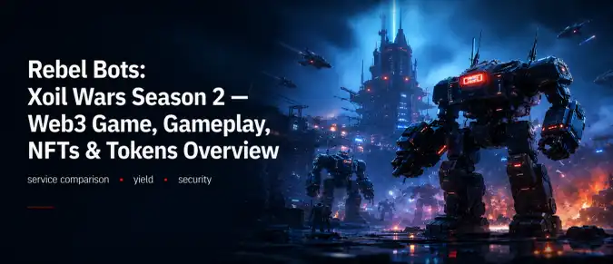 Rebel Bots: Xoil Wars Season 2 — Fighting Bots, RBLS, and GameFi Economy Rebel Bots: Xoil Wars Season 2 — Fighting Bots, RBLS, and GameFi Economy