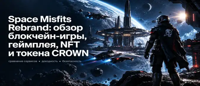 Space Misfits Rebrand — космическая Web3 MMO, NFT, токен CROWN и GameFi-экономика