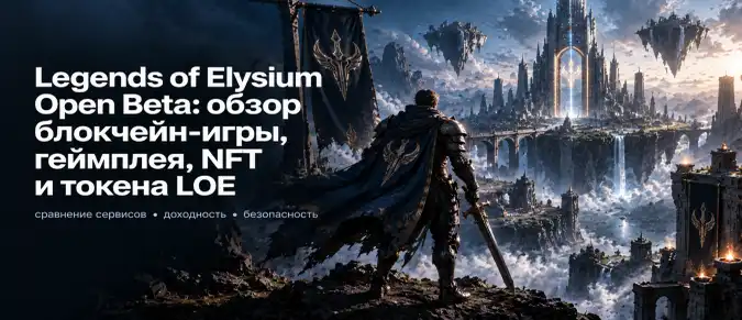 Legends of Elysium Open Beta — карточная Web3-игра, PvP, NFT и экономика LOE Legends of Elysium Open Beta — карточная Web3-игра, PvP, NFT и экономика LOE