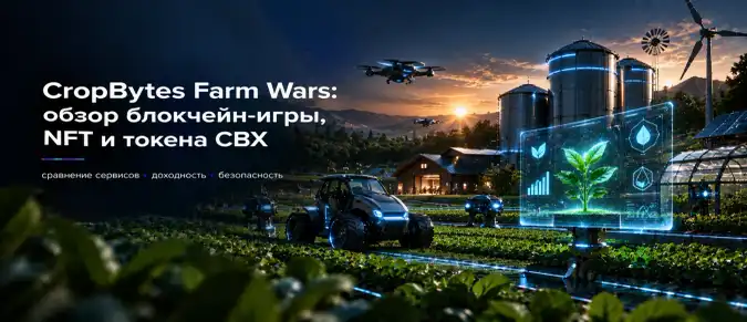 CropBytes Farm Wars — геймплей, экономика CBX и Web3-экосистема CropBytes Farm Wars — геймплей, экономика CBX и Web3-экосистема