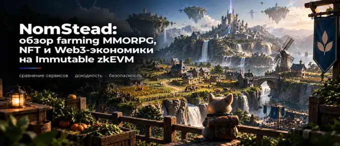 NomStead — геймплей, farming, Gold Bars, NFT и экономика Web3-игры