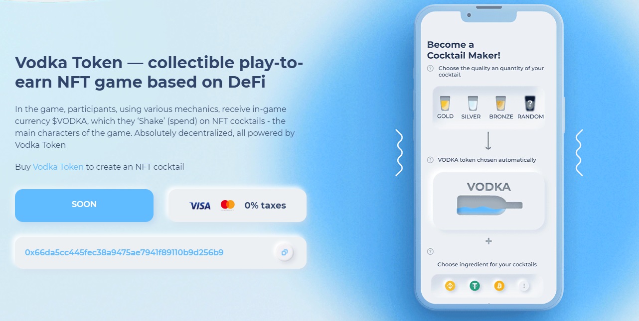 Nft trading Vodka token