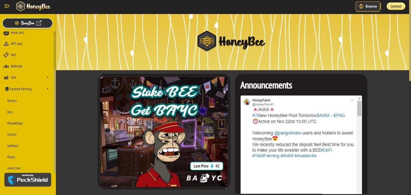 Crypto hot HoneyFarm Finance - HoneyBee