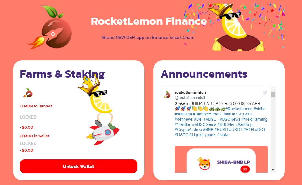 RocketLemon Finance 