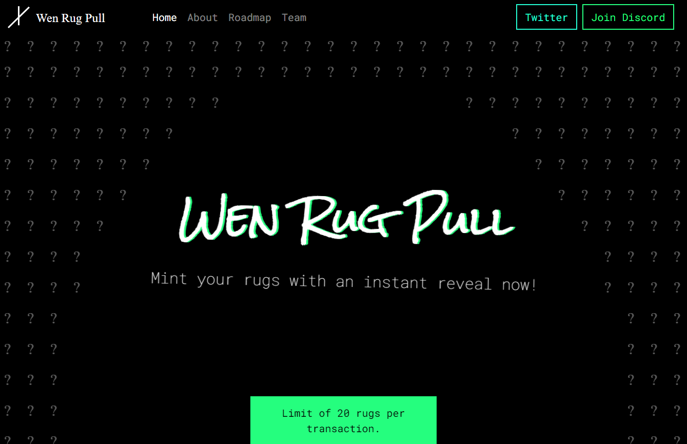Wen Rug Pull