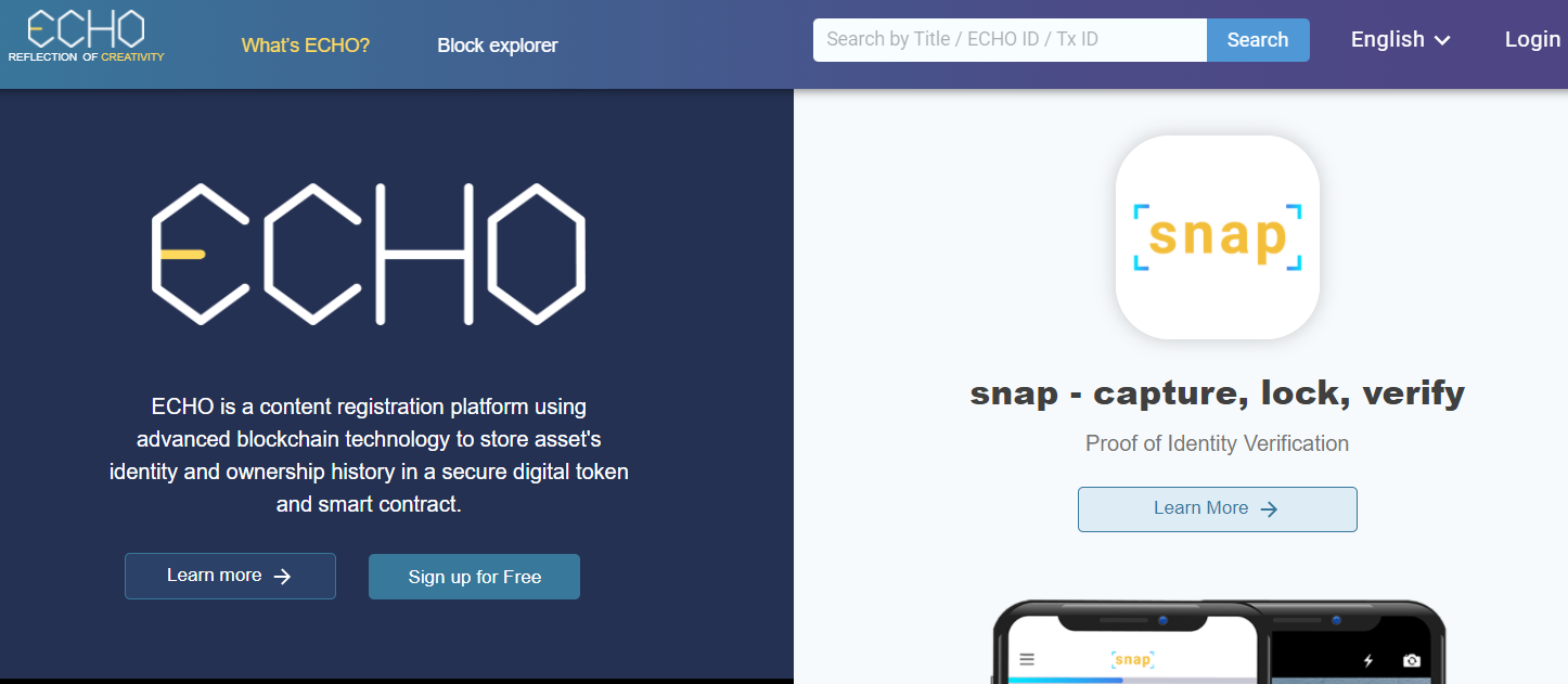ECHO dapp