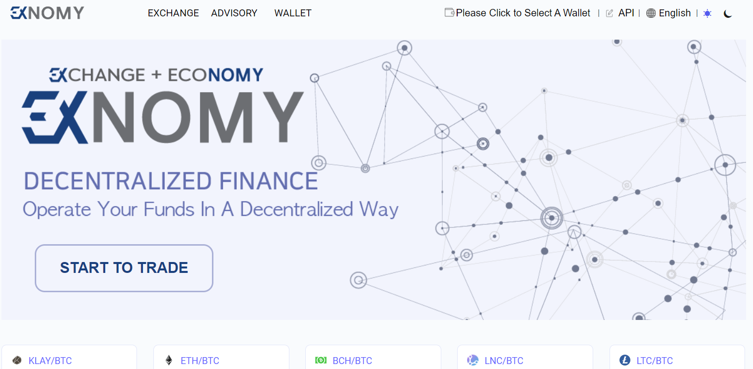 Exnomy dapp