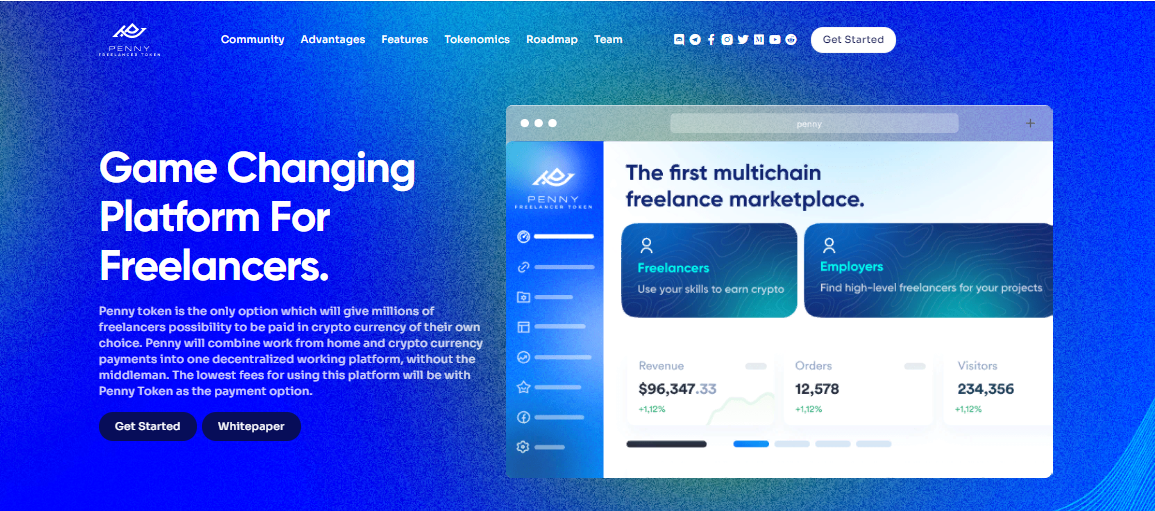 Penny Token - работа для фрилансеров