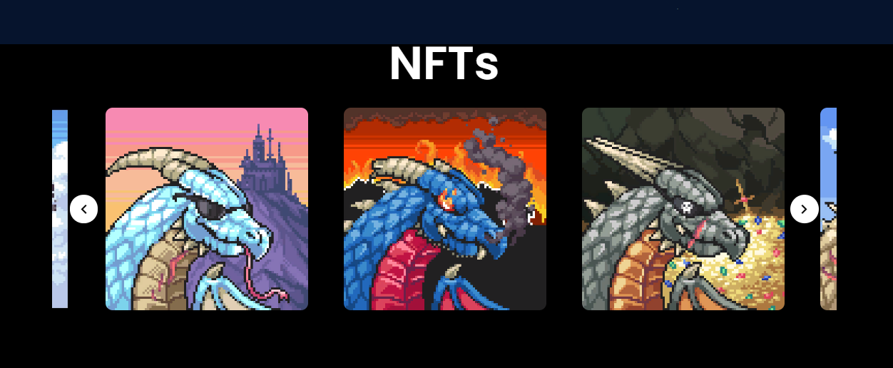 Official Dormant Dragons - collectible NFTs for you