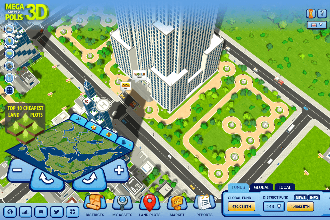 dapp MegaCryptoPolis