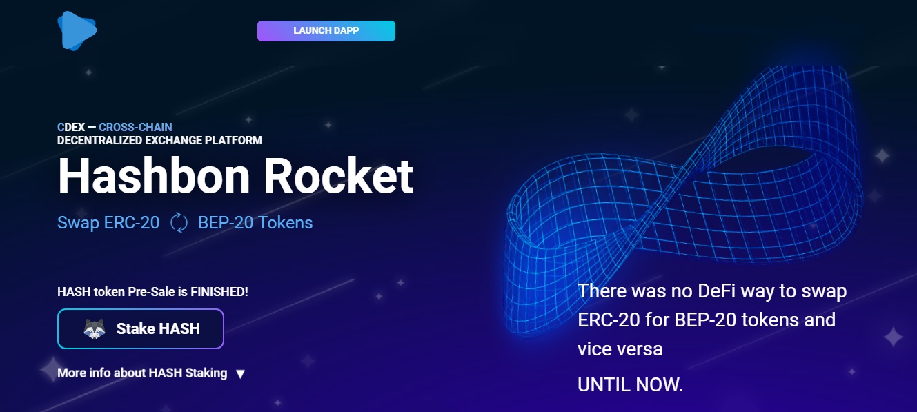 Hashbon Rocket - fast and secure exchange