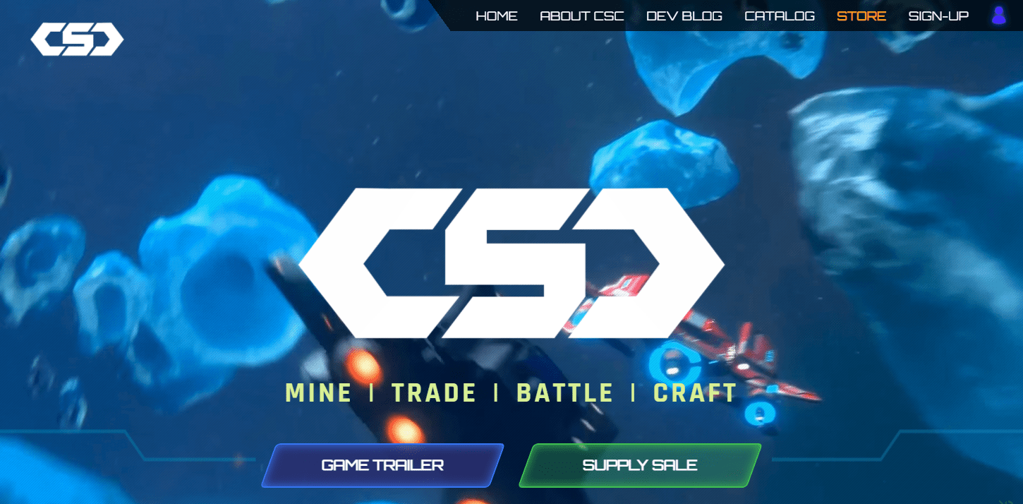 dapp приложение Crypto Space Commander