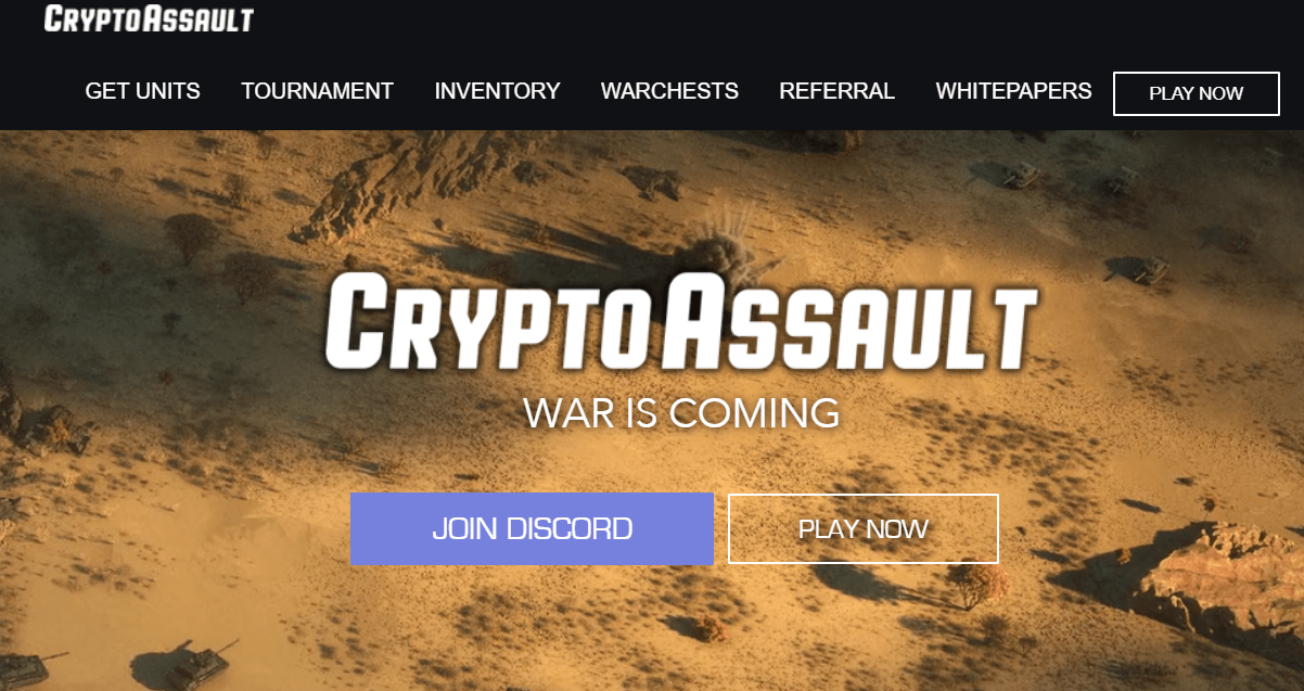 CryproAssault дапп приложение