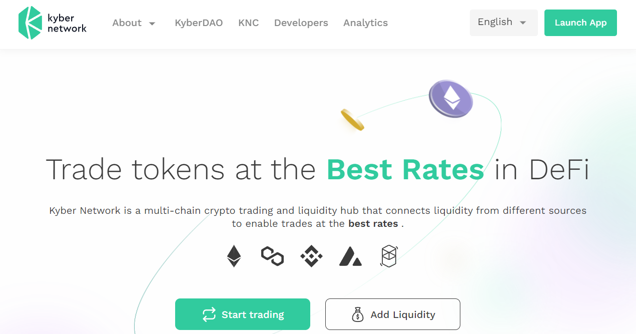 Kyber exchanges