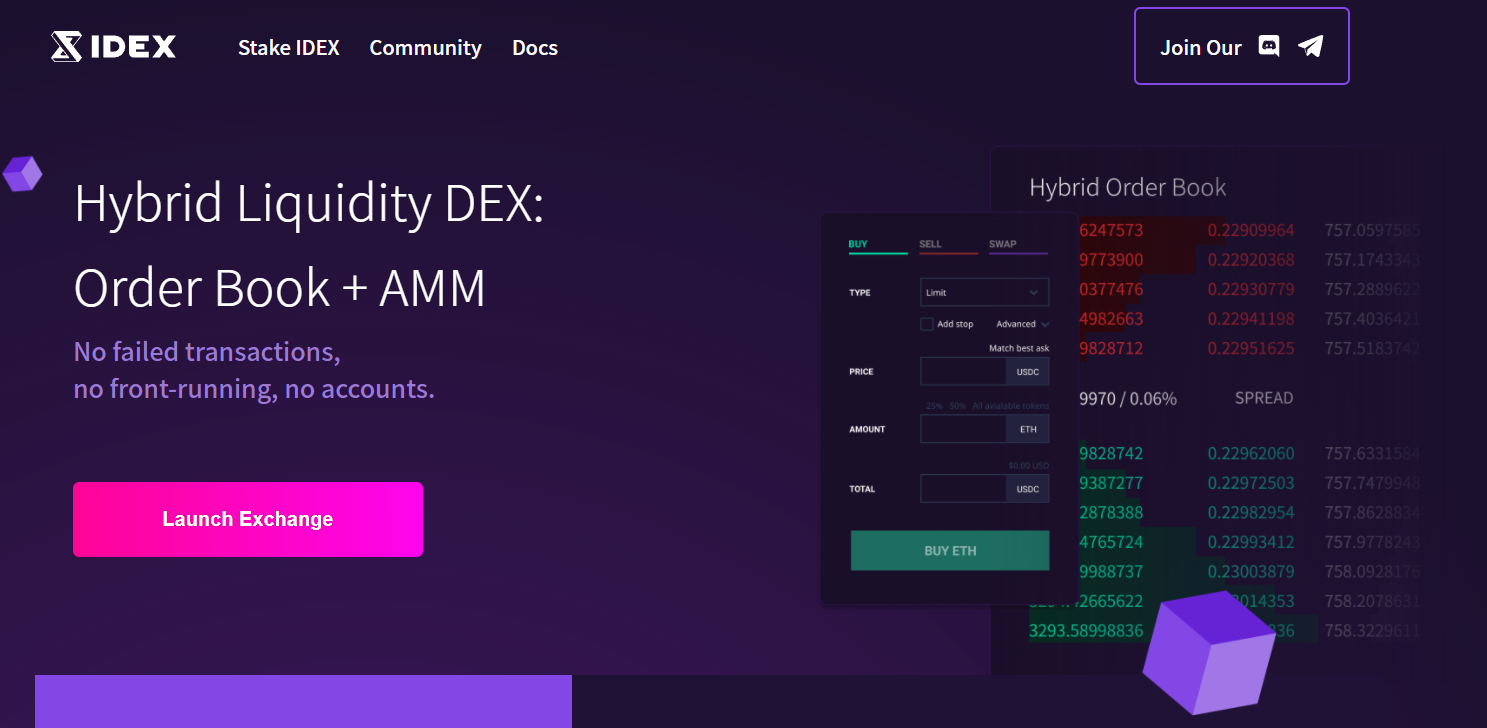 дапп IDEX