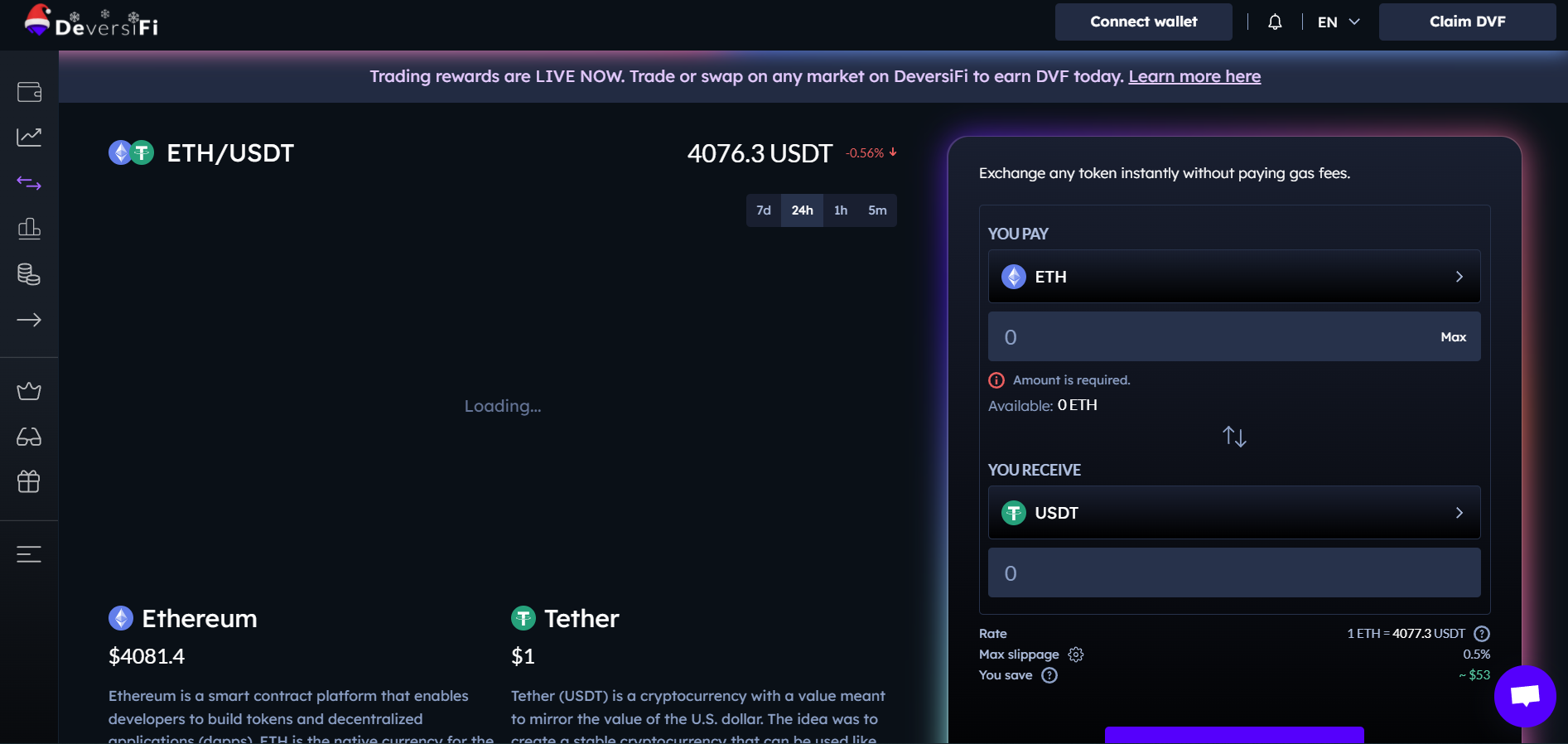 DeversiFi обменник