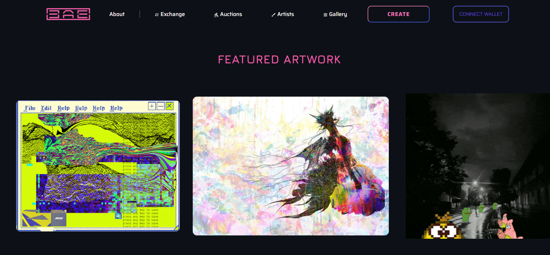 blockchain art exchange
