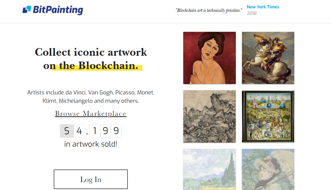 dapps BitPainting - Early Access