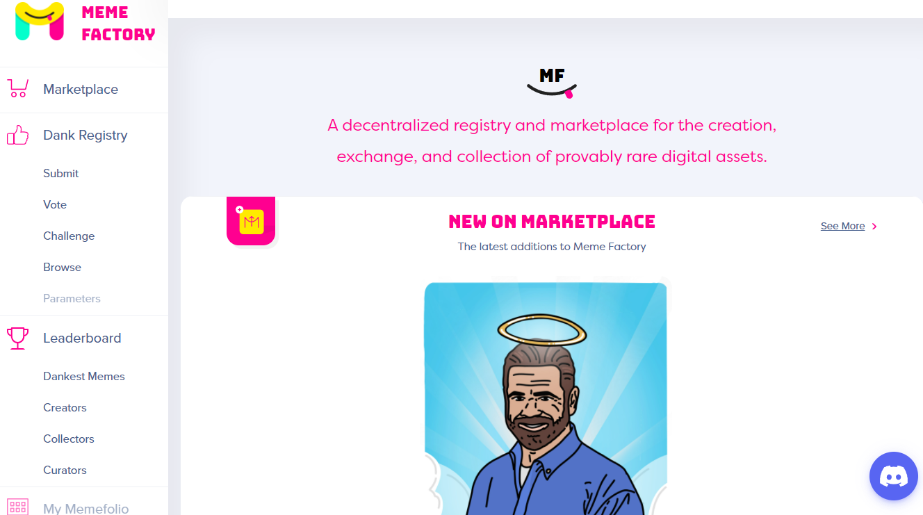 Meme Factory dapps