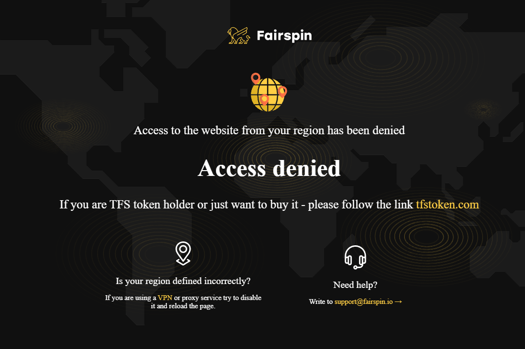 Fairspin ETH Dapp