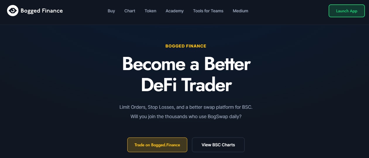 Bogged Finance-Exchange DEX