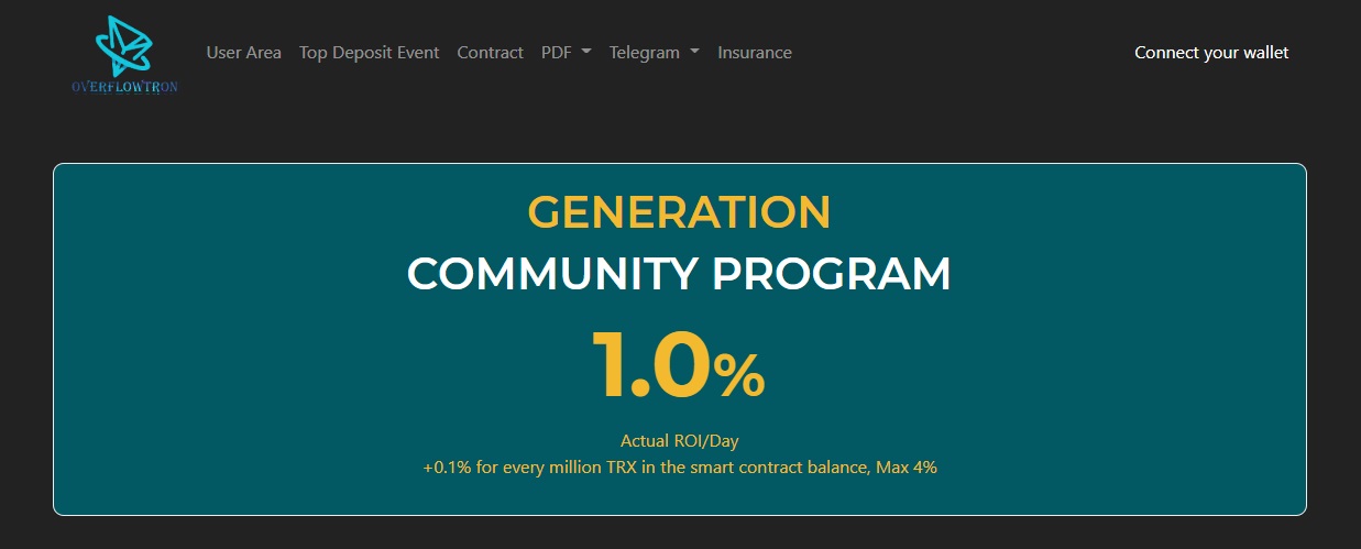 Overflow DeFi tron