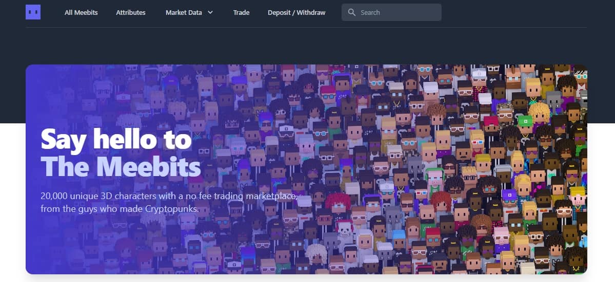 Meebits Collectibles ETH