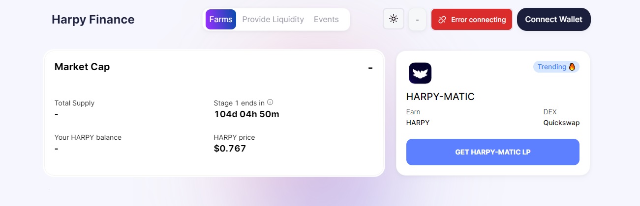 Harpy Finance