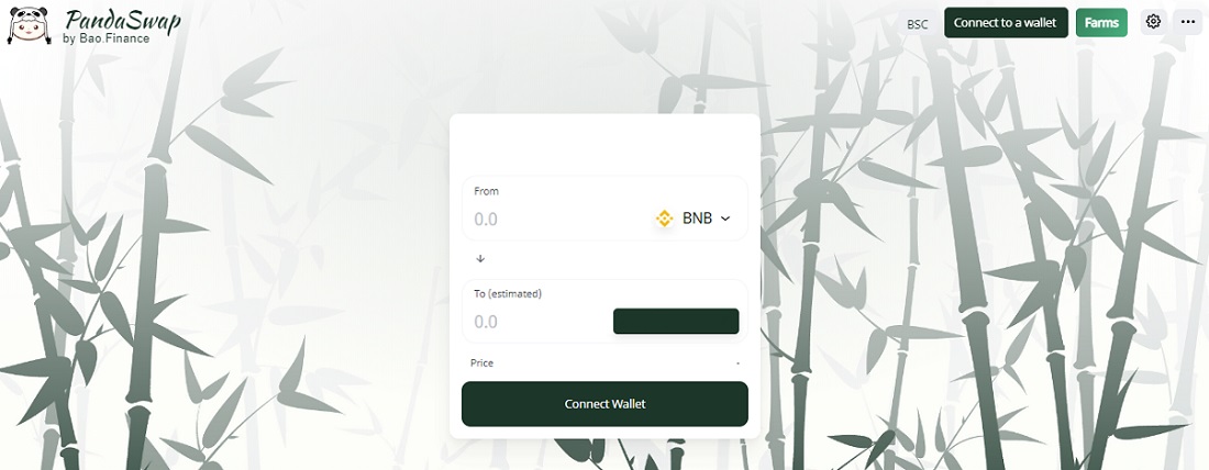Pandaswap DeFi, staking