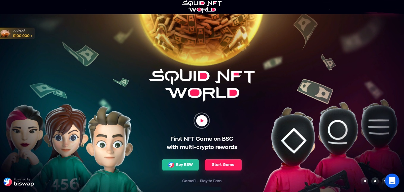 Squid NFT World — увлекательная игровая площадка | DAPP.EXPERT