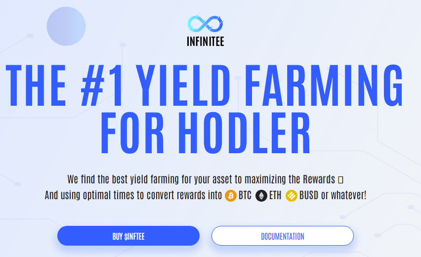 Infinitee Finance DeFi BSC - dapp.expert
