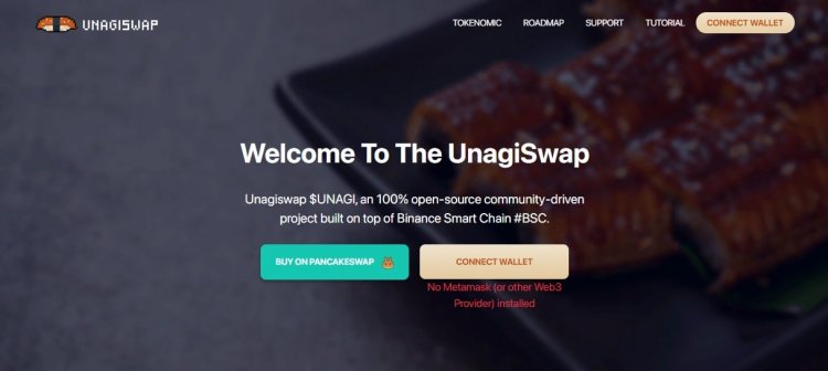 UnagiSwap Finance high risk - dapp.expert