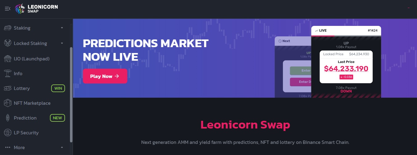 Leonicorn Swap  - dapp.expert