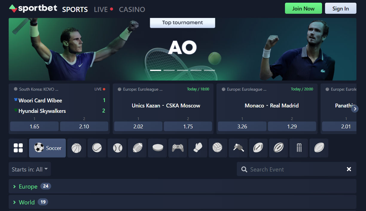 sportbet eos - dapp.expert
