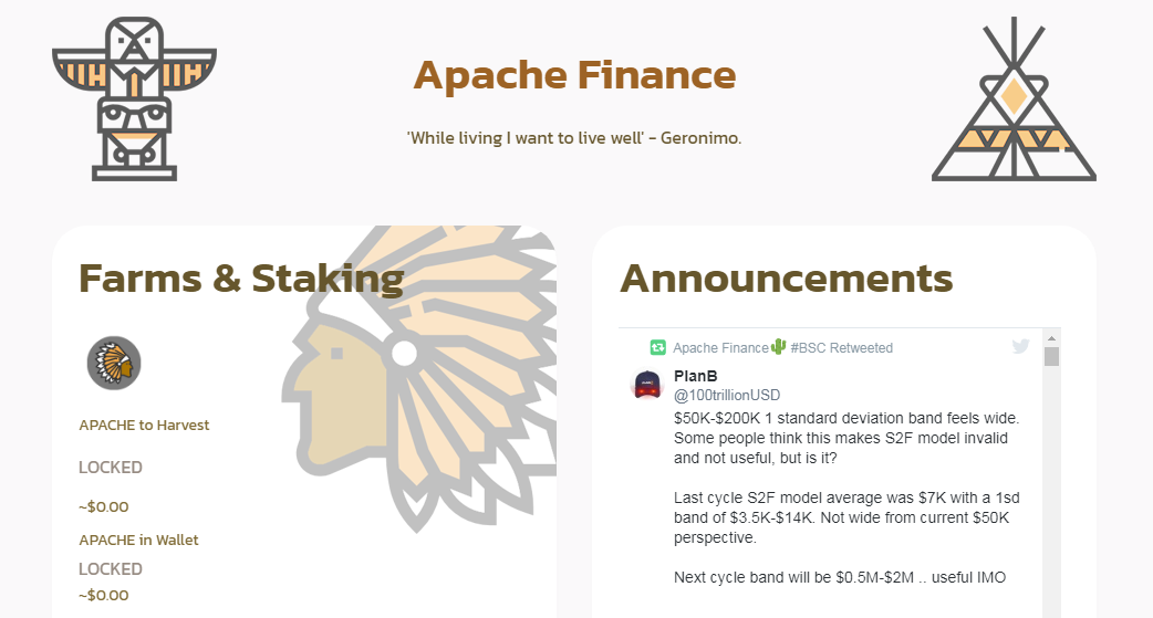 Cherokee Finance defi bsc - dapp.expert