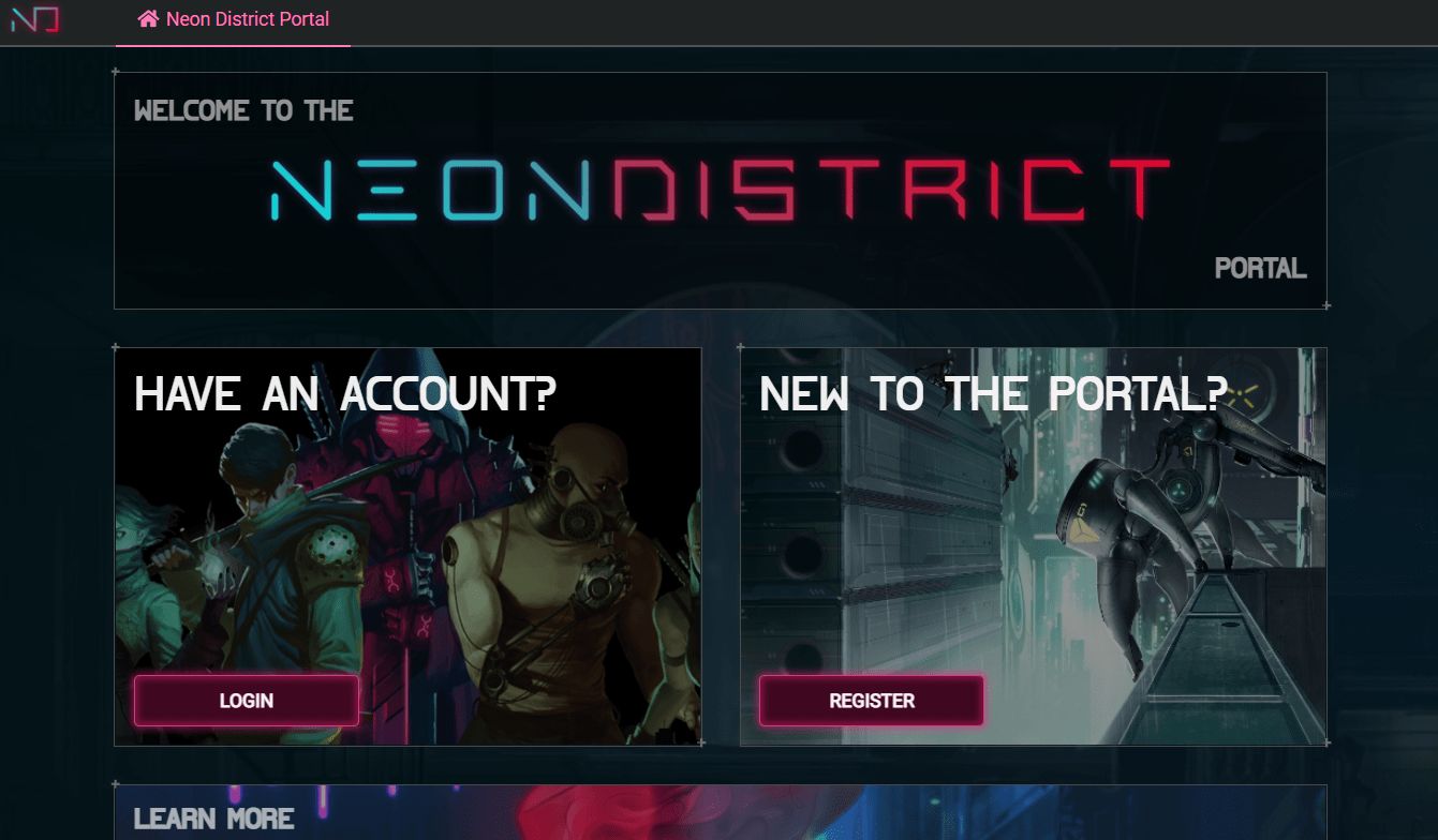 dapps Neon District - dapp.expert