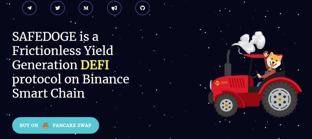 SAFE DOGE defi bsc - dapp.expert