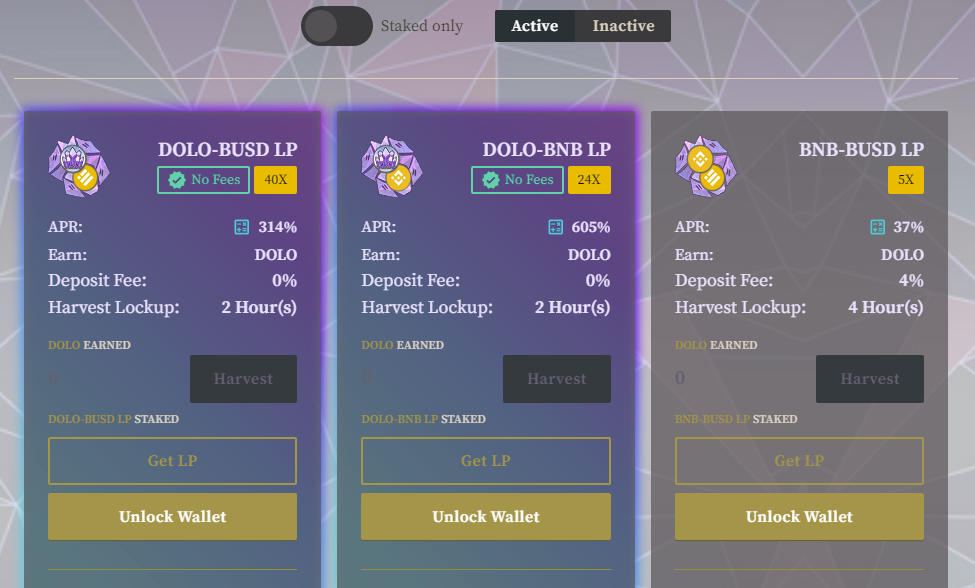 Dolomite Defi bsc - dapp.expert