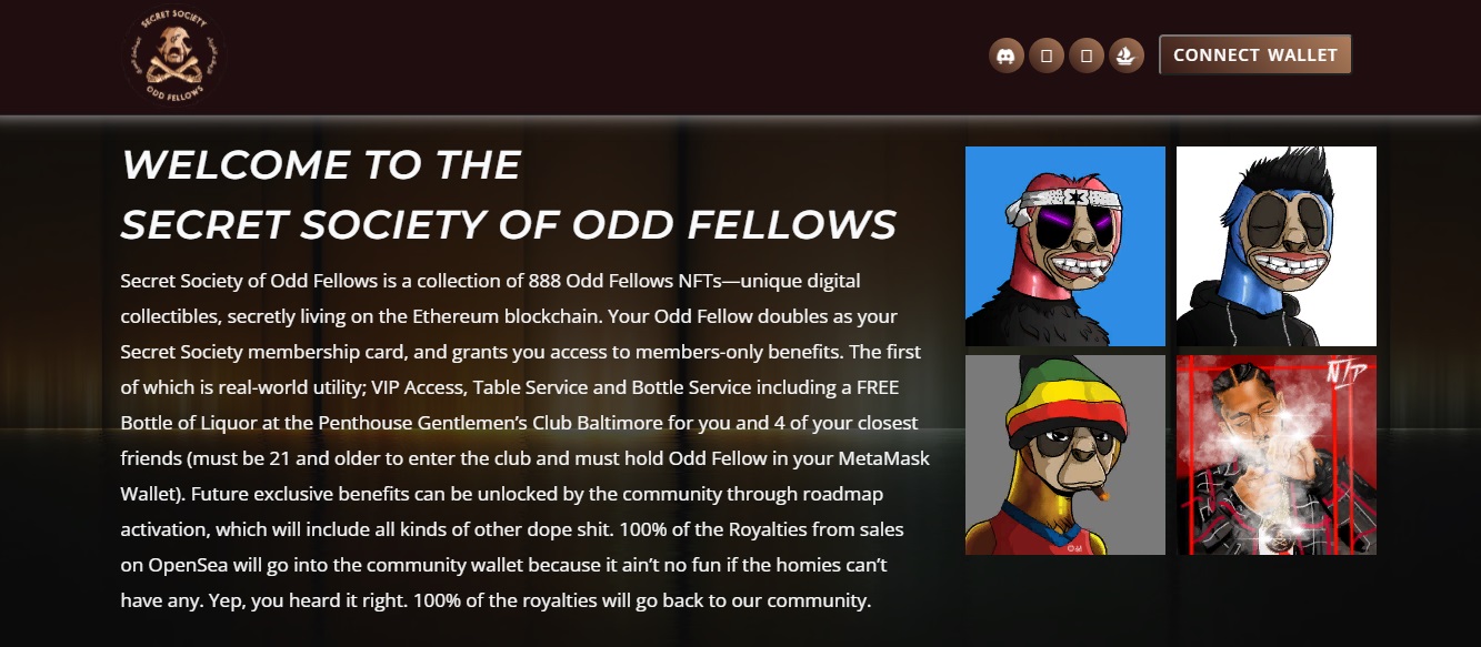 Secret Society of Odd Fellows- dapp.expert