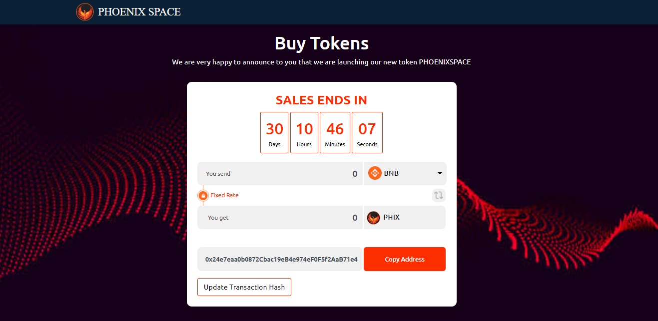 PhoenixSpace  - dapp.expert